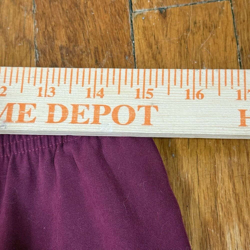 Vintage Women's Drapers & Damons Purple High Waist Loose Fit Trousers Size L‎ - Picture 8 of 8